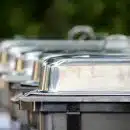 warming containers, buffet, meal