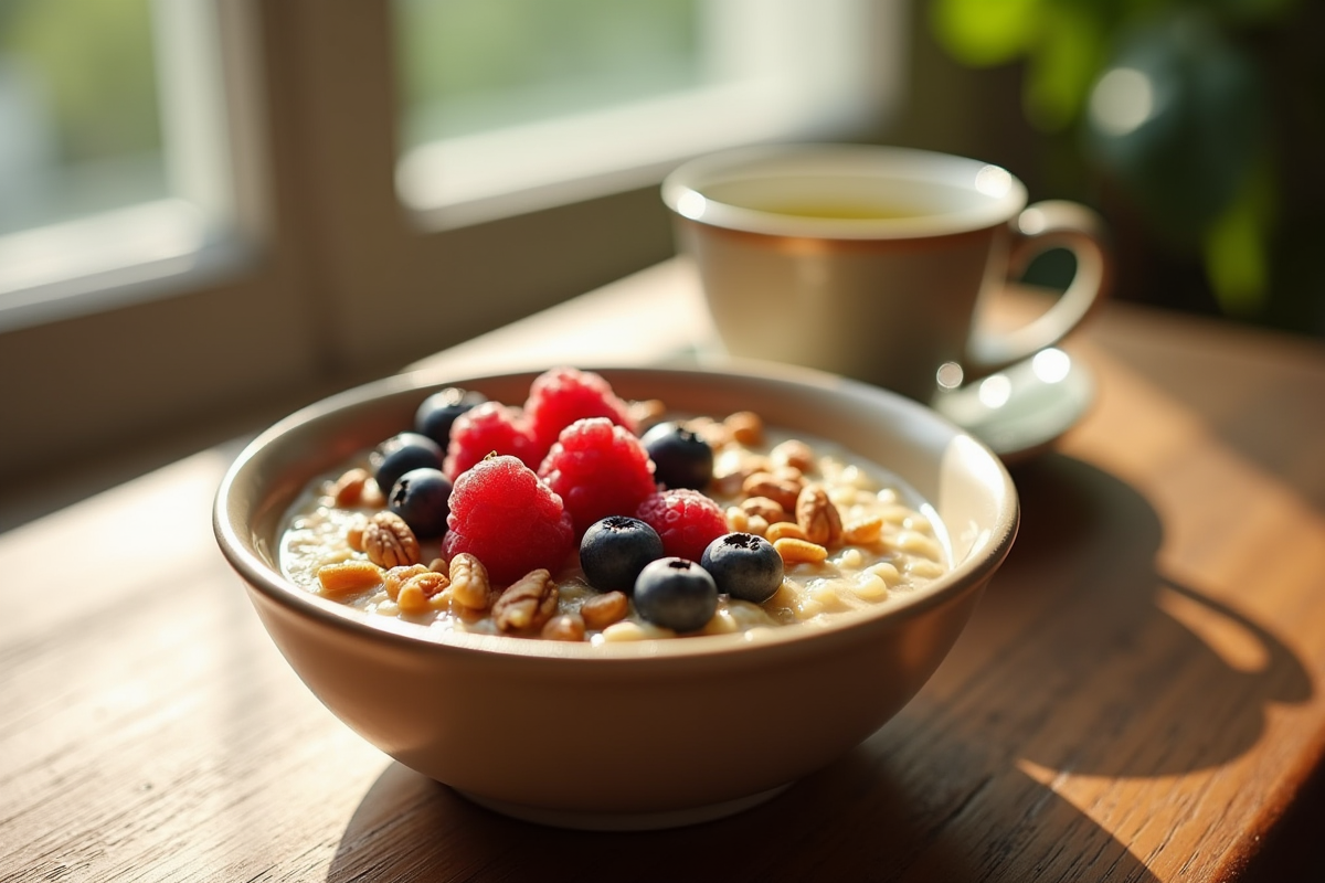 petit-déjeuner sain